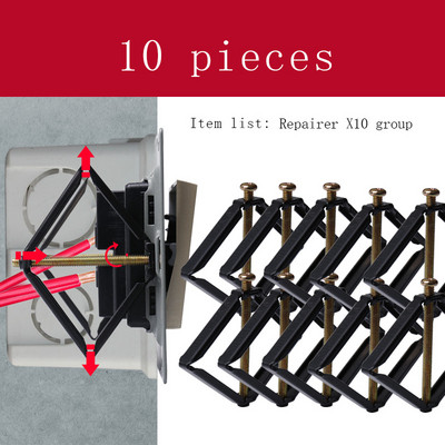 86 * 86 mm donja kutija za popravak zidnih kazeta Nosač za popravak kazeta Dodaci za električare Držač nosača za kasete
