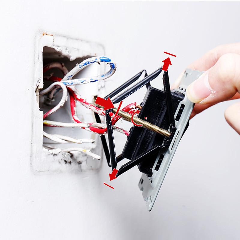 86 * 86 mm donja kutija za popravak zidnih kazeta Nosač za popravak kazeta Dodaci za električare Držač nosača za kasete
