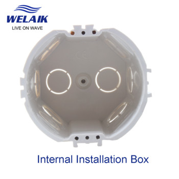 WELAIK EU Ηλεκτρικά κουτιά εγκατάστασης-the Savior-Λευκό πλαστικό επιβραδυντικό φλόγας ABS-EU Installation-Box A101W