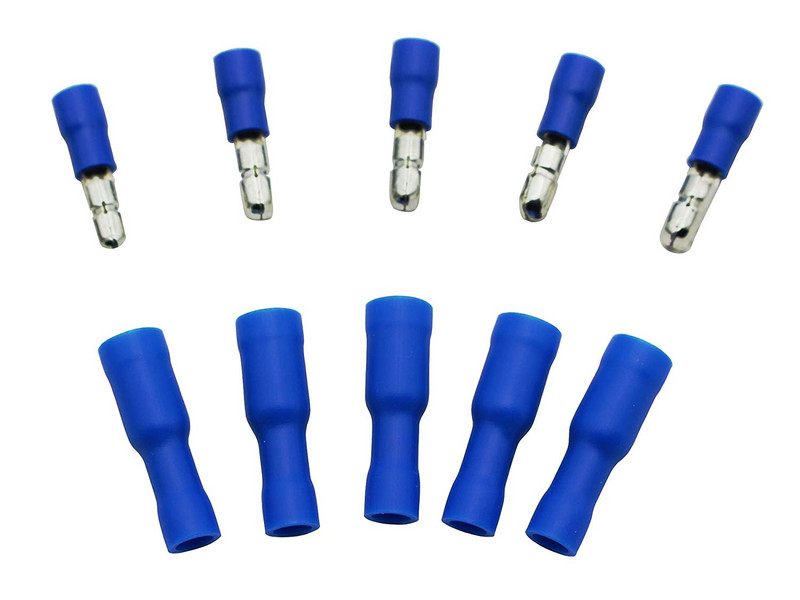 100/50 gab. Sieviešu vīrišķais izolēts elektriskais savienotājs Gofrēta ložu spaile audio vadu spailēm MPD FRD savienotāji 22-10AWG