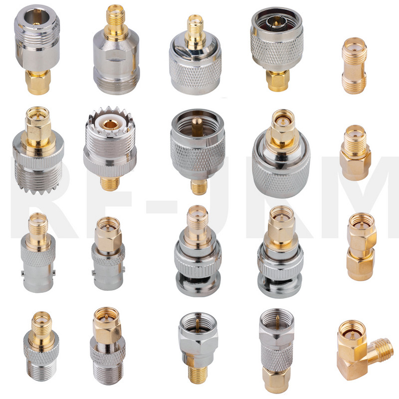 20 komada SMA na SMA BNC NF UHF tip konektora Kompleti RF adaptera 20 tipa, SMA ženski na F muški, SMA ženski na SO239 PL259 N BNC