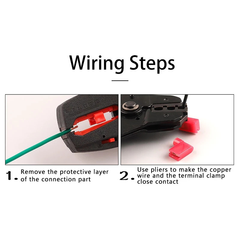 Izolēta neilona karodziņa 6,3 mm sieviešu karodziņa lāpstas stieples savienotāja saspiešanas spaile Ātrā stieples savienotāja gala slēdzis