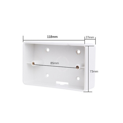 118 tips US AU Standarta universālā apakšējā kārba sienas korpuss gaismas slēdža ligzda montāžas kārba Iekšējā kasešu sadales kārba