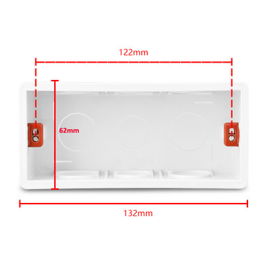 118 tips US AU Standarta universālā apakšējā kārba sienas korpuss gaismas slēdža ligzda montāžas kārba Iekšējā kasešu sadales kārba