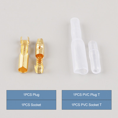 10/30/50 Set 4.0 bullet terminal konektor za automobilsku električnu žicu promjera 4 mm pin set ženski + muški + kućište terminal za hladno prešanje