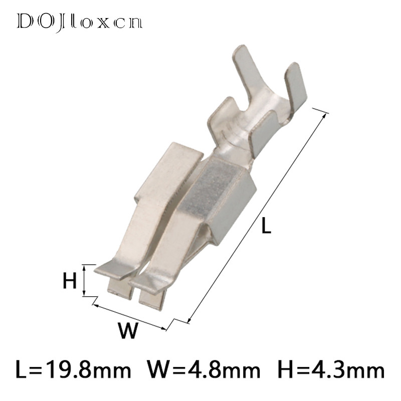 20/50/100/200 kom. H62 6.3 MM automobilski konektori Baterija Ženski terminal za ožičenje 925612-1 DJ6212-E6.3B