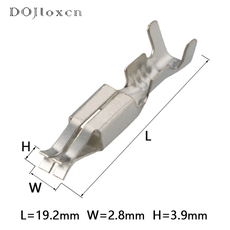 20/50/100/200 KOM 3,5 MM konektor utikač Automobilske ožičenje Terminalni utikači Kutija s osiguračima Kutija s osiguračima Meka jakna kabelskog svežnja DJ622-E3.5A