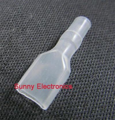 100 komada crveno plavo bijelo kućište s poklopcem za 6,3 mm 4,8 mm 2,8 mm šiljasti konektor za stezanje