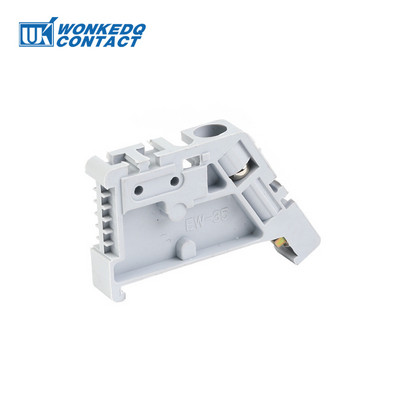 10Pcs E/UK E/UK2 EW35 Крайна скоба за UK SAK конектор KLM-A Държач за маркер E UK EW 35 DIN шина Клемен блок Крайна скоба Стоп