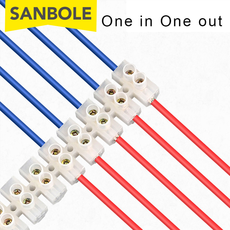 12P клемни блокове Найлон 5/10/20/30A Пластмасов конектор за проводник с фиксирани винтове Монтажно окабеляване X3-1012