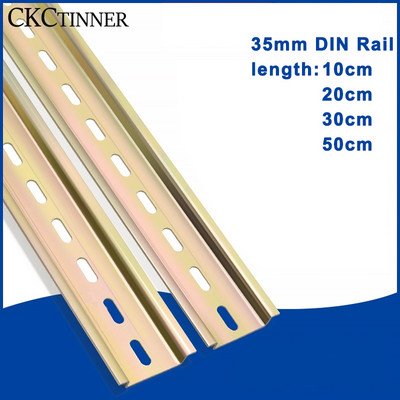 Μπλοκ ακροδεκτών σιδηροτροχιάς γενικής χρήσης τύπου C45 DIN Ρελέ Επαφές AC Επαφές AC Επαφές Μόλυβδος Οδηγός σιδηροδρομικής διαδρομής 35 mm πλάτος 7,5 mm ύψος