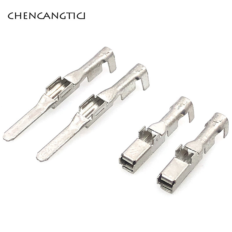 50 gab 2,2 mm vīriešu sieviešu automašīnas gofrēšanas terminālis HYUNDAI KIA VW 7116-4020 DJ611-2.2A DJ621-2.2A