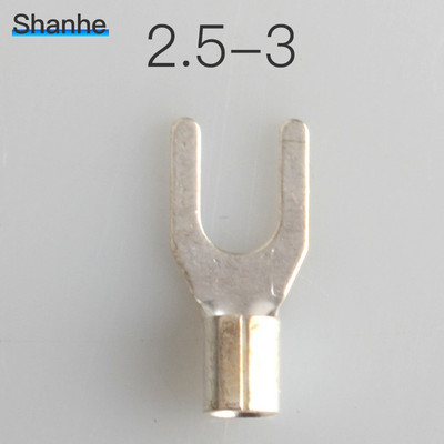 UT1-3-4 UT 2.5-3/4/5/6 Bakreni lemljeni račvasti goli terminali Hladno prešani terminal