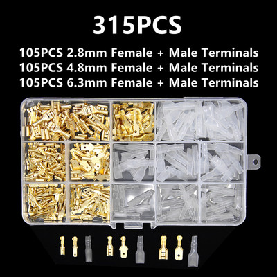 900/450gab 2,8 mm 4,8 mm 6,3 mm spraudnis, atspere