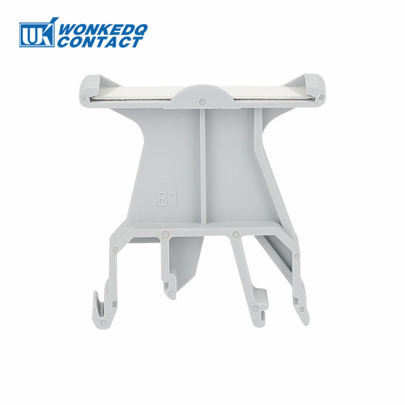 10 komada B1 nosača markera za montažu na DIN tračnicu NS35 35 mm za identifikaciju priključne letve JB1 Fix Nosač markera za označavanje naljepnice