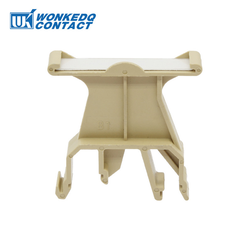 10 komada B1 nosača markera za montažu na DIN tračnicu NS35 35 mm za identifikaciju priključne letve JB1 Fix Nosač markera za označavanje naljepnice