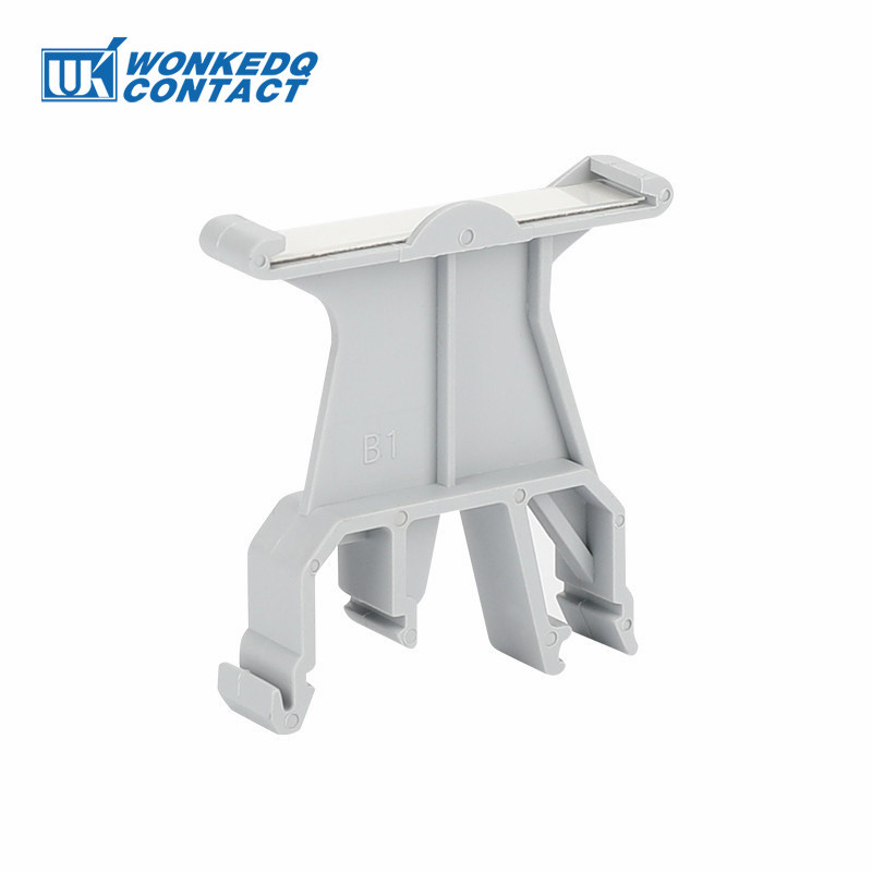 10 komada B1 nosača markera za montažu na DIN tračnicu NS35 35 mm za identifikaciju priključne letve JB1 Fix Nosač markera za označavanje naljepnice