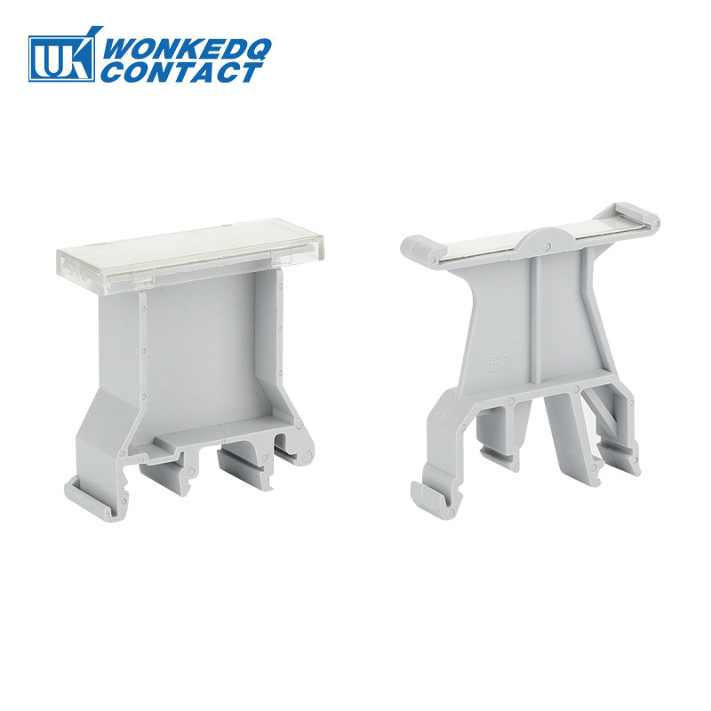 10 komada B1 nosača markera za montažu na DIN tračnicu NS35 35 mm za identifikaciju priključne letve JB1 Fix Nosač markera za označavanje naljepnice