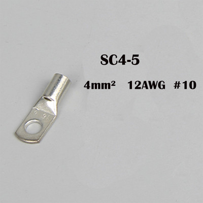 50 gab. Skrūvju caurums Konservēts varš Kabeļu uzgaļi Akumulatora spaiļu komplekts Vadu spaiļu savienotājs 4mm-10mm SC4-4/5/6 SC6-5/6 SC10-6/8