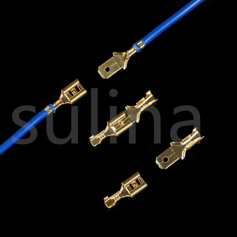 150/210/270KOM Izolirani muški ženski konektor za žicu 2,8/4,8/6,3 mm stezaljke za stezanje električne žice Spajasti konektori Razni komplet