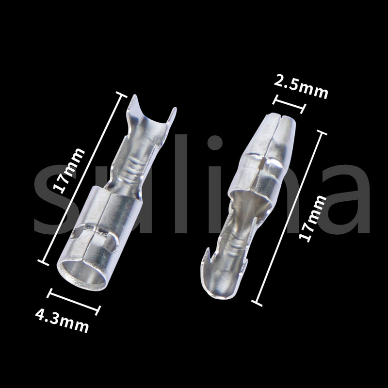 150/210/270KOM Izolirani muški ženski konektor za žicu 2,8/4,8/6,3 mm stezaljke za stezanje električne žice Spajasti konektori Razni komplet