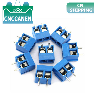 10 buc 20 buc 40 buc 2 pini Conector bloc terminal cu șurub Conector pas 5,08 mm Blocuri terminale Albastru Verde