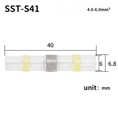 10/20/50/100 kom Vodootporni konektori za lemljene žice Termoskupljajuće izolirane stezaljke za spojene žice