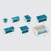 1PC 207 211 215 Termināla bloks Din Rail sadales kārba 407 411 415 160A Plastmasas ūdensnecaurlaidīga sadales kārba