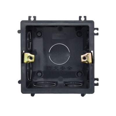 KAMANNI Podesiva montažna kutija Unutarnja kazeta 86mm*85mm*50mm Za prekidač i utičnicu tipa 86 crna stražnja kutija za ožičenje