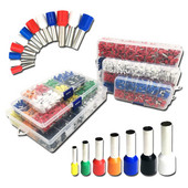 Cjevasti terminal Različiti stilovi Komplet kompleta za presovanje električnih cijevi s ferulom zapakirane u kutije Konektor izolirane žice