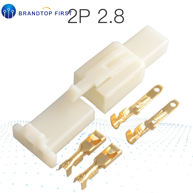 2 kompleta 2,8 mm 1/2/3/4/6/9 pina Automobilska električna žica Konektor Muški Ženski kabel terminal utikač Kompleti Motocikl ebike auto