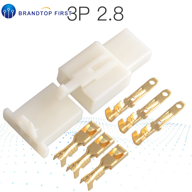 2 kompleta 2,8 mm 1/2/3/4/6/9 pina Automobilska električna žica Konektor Muški Ženski kabel terminal utikač Kompleti Motocikl ebike auto