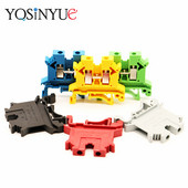 1/5/10PCS Din Rail Terminal Block UK-2.5B Wire Electrical Conductor Univerzalni konektor Vijčani spoj Terminal Strip Block UK