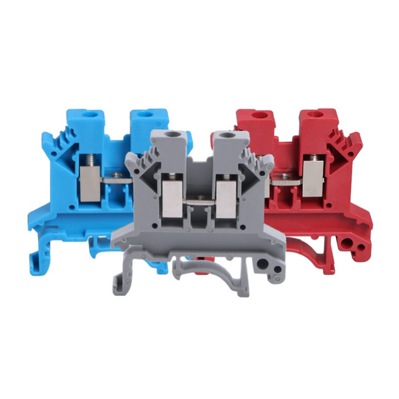 1/5/10PCS Din Rail Terminal Block UK-2.5B Wire Electrical Conductor Univerzalni konektor Vijčani spoj Terminal Strip Block UK