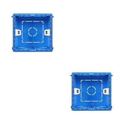 1/2/3/5 Stražnja kutija za ožičenje Kompaktna veličina Organizator kabela Utičnica Kutija Žičani spremnik Otpornost na habanje Zidne unutarnje kutije Plava