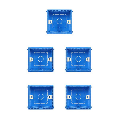 1/2/3/5 Stražnja kutija za ožičenje Kompaktna veličina Organizator kabela Utičnica Kutija Žičani spremnik Otpornost na habanje Zidne unutarnje kutije Plava