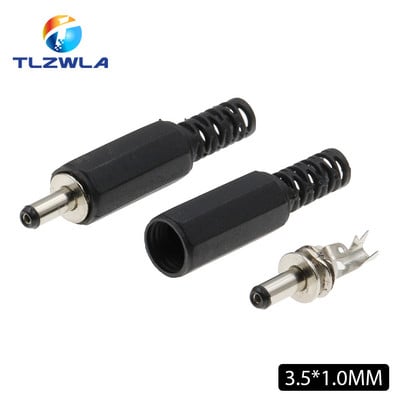 10 gab. līdzstrāvas barošanas spraudnis 5,5*2,1 mm 5,5* 2,5 mm 3,5*1,35 mm 6,3*3,0 mm adaptera savienotāja spraudnis 2,5 x 0,7 mm