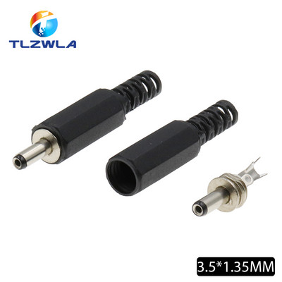 10 gab. līdzstrāvas barošanas spraudnis 5,5*2,1 mm 5,5* 2,5 mm 3,5*1,35 mm 6,3*3,0 mm adaptera savienotāja spraudnis 2,5 x 0,7 mm