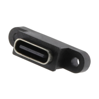 1 бр. TYPE C 2 Pin водоустойчив женски USB C порт с отвор за винт Бързо зареждане Интерфейс за зареждане 180 градуса USB конектор