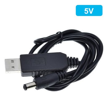 Usb Power Boost Line Dc 5v към Dc 9v / 12v Модул за повишаване на мощността Usb конвертор, адаптерен кабел 2.1x5.5mm щепсел за arduino WIFI