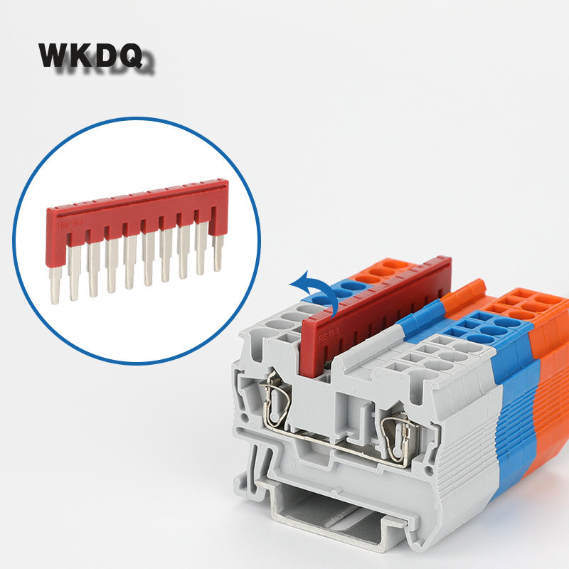 10kom FBS10-5 FBS 10-5 premosnik za ožičenje za PT/ST 2,5 mm^2 10 sjedala konektor DIN letvica terminalni blok pribor utični most