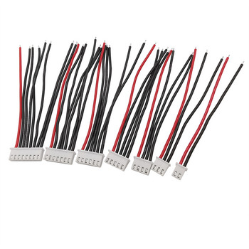 5 τμχ 22AWG Silicone 1S 2S 3S 4S 5S 6S 7S RC Lipo Balancer Battery Charger Plug Wire connector 2,54mm Pitch JST-XH Balancer Cable