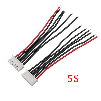 5Pcs 22AWG Silikon 1S 2S 3S 4S 5S 6S 7S RC Lipo Battery Balancer Punjač Utikač Žica Konektor 2.54mm Pitch JST-XH Balancer Kabel