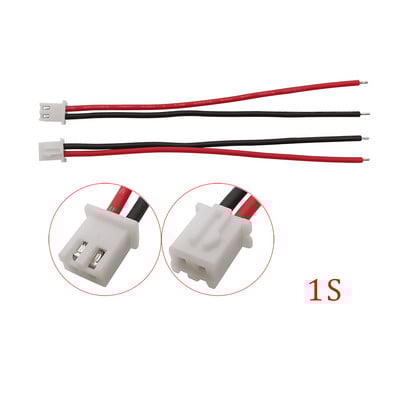 5Pcs 22AWG Silikon 1S 2S 3S 4S 5S 6S 7S RC Lipo Battery Balancer Punjač Utikač Žica Konektor 2.54mm Pitch JST-XH Balancer Kabel