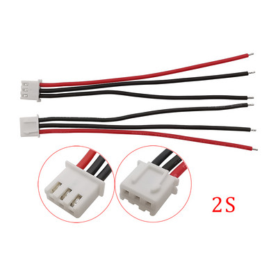 5Pcs 22AWG Silikon 1S 2S 3S 4S 5S 6S 7S RC Lipo Battery Balancer Punjač Utikač Žica Konektor 2.54mm Pitch JST-XH Balancer Kabel
