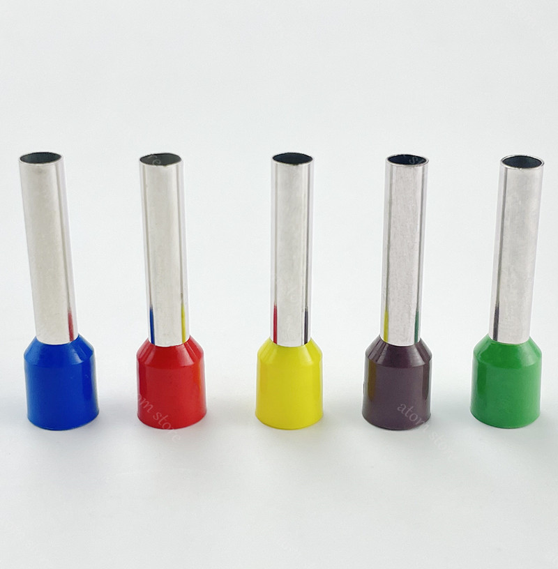 100pcs/lot E4009 E4012 E4018 Bootlace 4.0² Komplet kompleta ferula Žica Bakreni spojni konektor Izolirani kabel Pin Kraj terminala