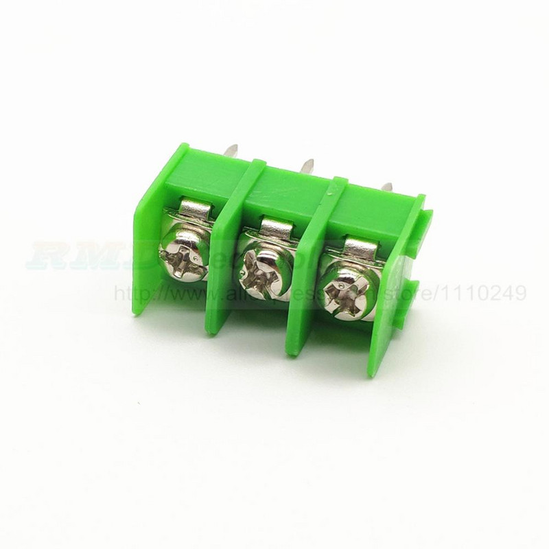 10PCS/lot 7.62 mm KF7.62 - 2P 3P 4P MG 762 - 2 3 4 Pin Može se spojiti Vijčani terminalni blok konektor crno zeleni 7.62 mm korak
