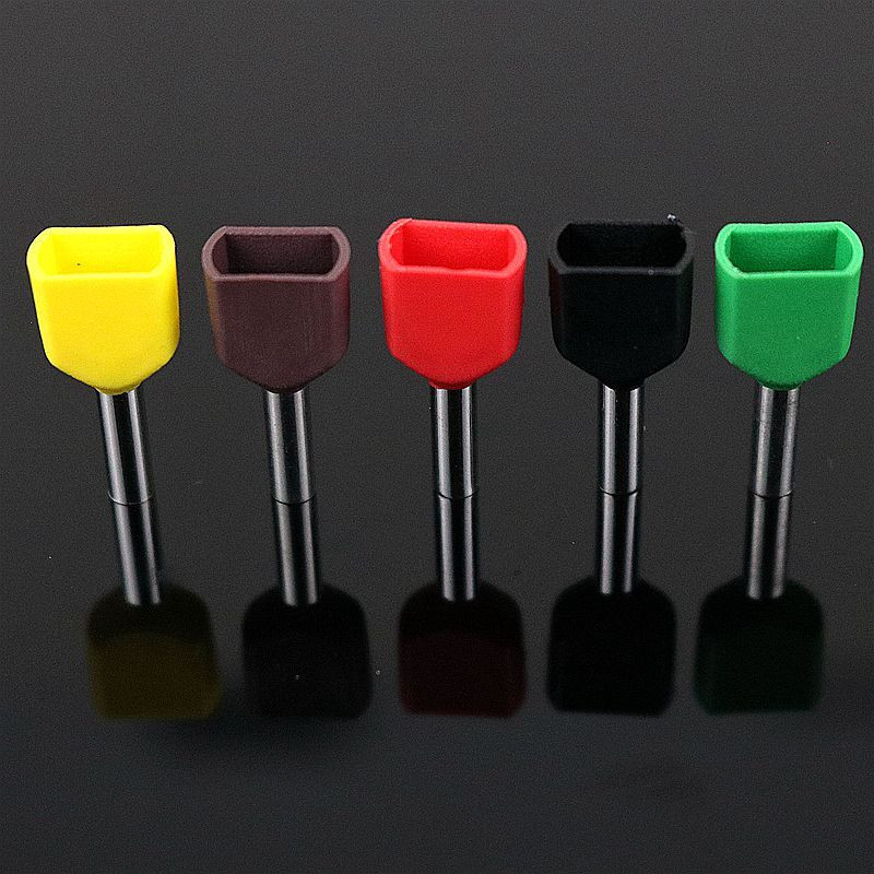 100PCS TE7512 žičane čahure s dvostrukim krajevima kabela Bakreni izolirani spojni terminal za 2 X 0,75 mm2