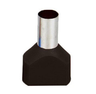 100PCS TE10-14 dvije dvostruke europske igle u obliku priključka tlačne žice predizolirane cijevi