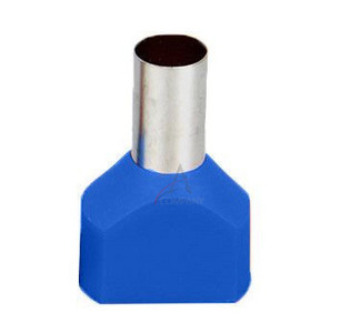 100PCS TE0508 TE0510 TE0512 Dvožična cijev s predizoliranom krajnjom glavom LD4 hladno prešani terminal dva 0,75 kvadrata